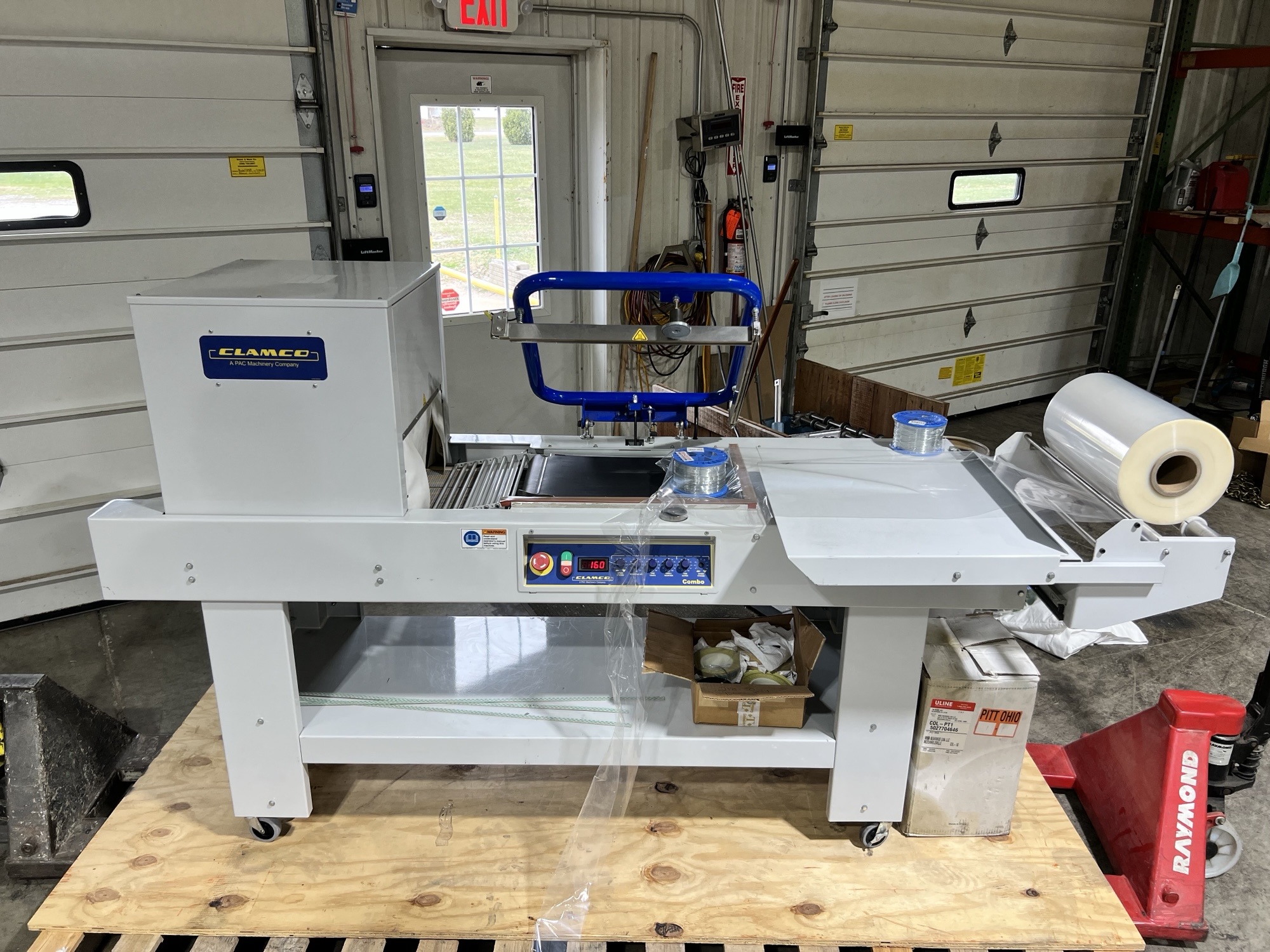 USED Clamco 120 Combo Shrink Wrapper